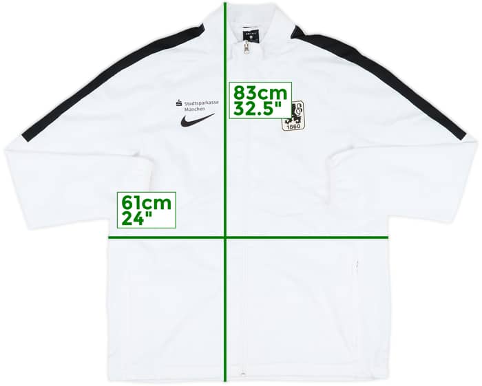 2020-21 1860 Munich Player Issue Nike Track Jacket - 9/10 - (XL)