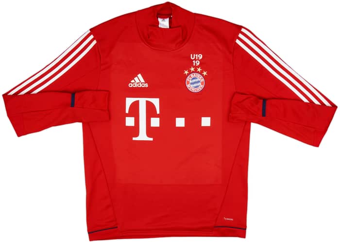 2017-18 Bayern Munich adidas Youth Player Issue Sweat Top #19 - 10/10 - (M)
