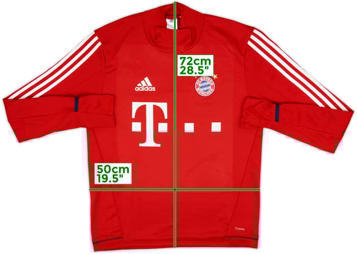 2017-18 Bayern Munich adidas Youth Player Issue Sweat Top #19 - 10/10 - (M)
