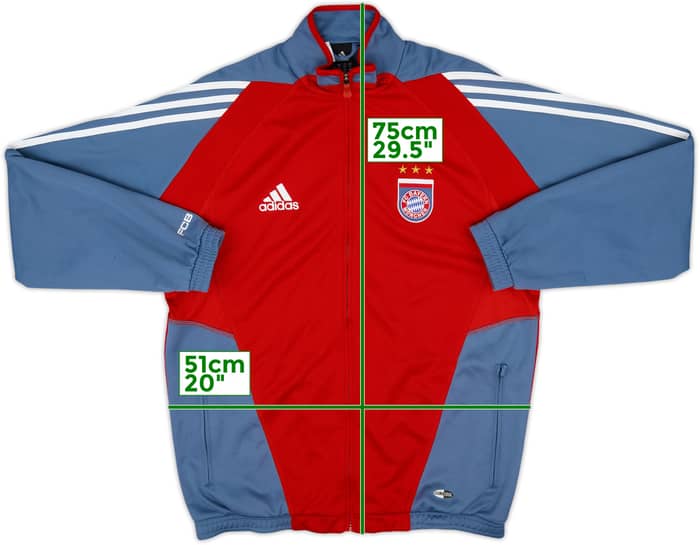 2005-06 Bayern Munich adidas Track Jacket - 8/10 - (XL.Boys)