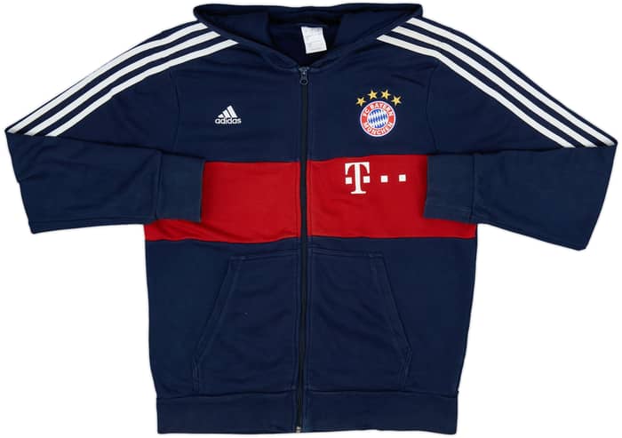 2017-18 Bayern Munich adidas Hooded Sweat Top - 7/10 - (L)