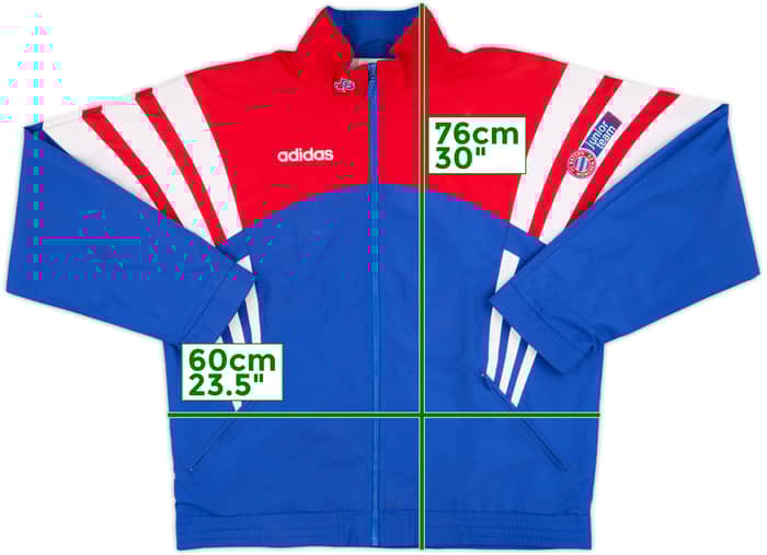1995-96 Bayern Munich Junior Team adidas Track Jacket - 7/10 - (M/L)