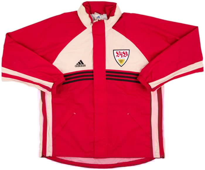 1998-00 Stuttgart adidas Hooded Rain Jacket - 5/10 - (XL)