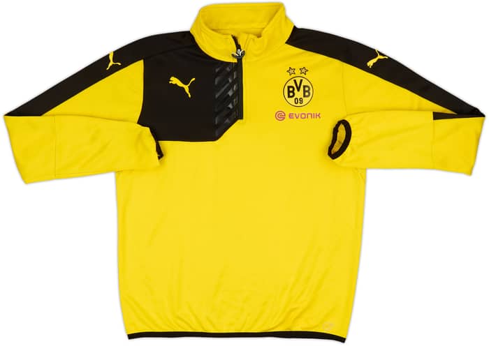 2015-16 Borussia Dortmund 1/4 Zip Sweat Top - 6/10 - (L)