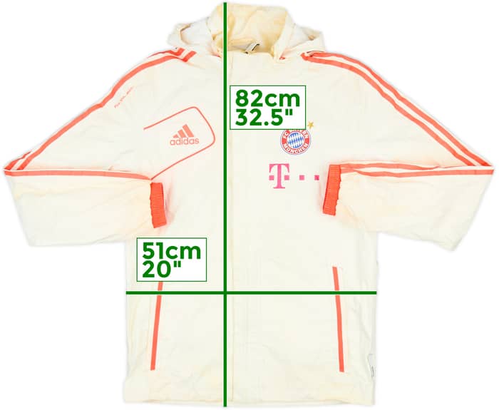2012-13 Bayern Munich adidas Hooded Rain Jacket - 6/10 - (S)