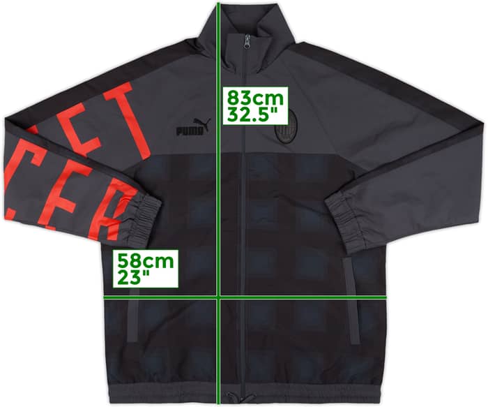 2021-22 AC Milan Puma Street Soccer Track Jacket - 10/10 - (M)