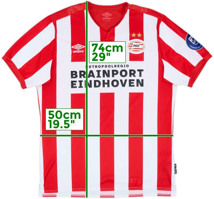 2019-20 PSV Home Shirt - 8/10 - (L)