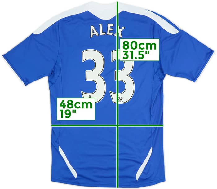 2011-12 Chelsea Home Shirt Alex #33 - 6/10 - (M)