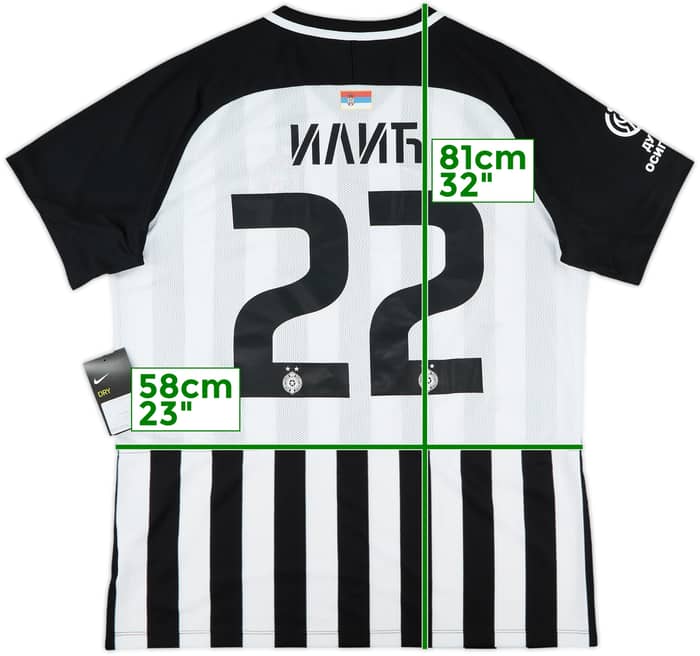 2018-19 Partizan Belgrade Home Shirt Ilic #22 (XL)