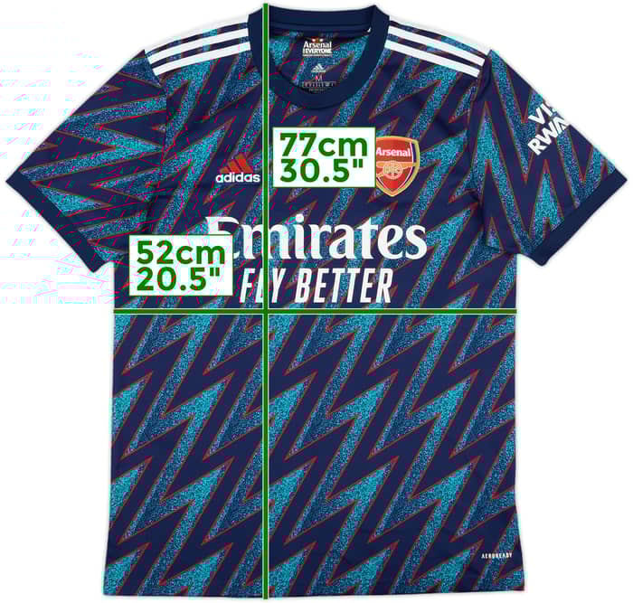 2021-22 Arsenal Third Shirt #30 - 8/10 - (M)