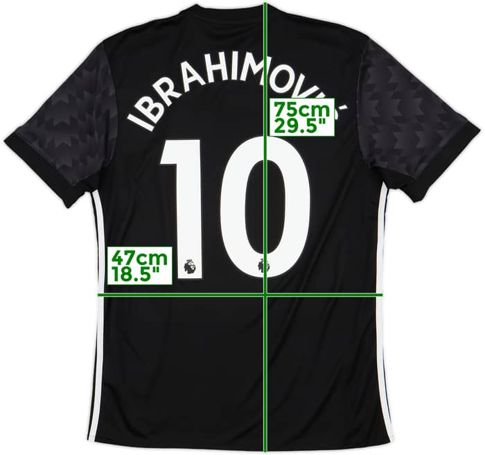 2017-18 Manchester United Away Shirt Ibrahimovic #10 - 8/10 - (M)