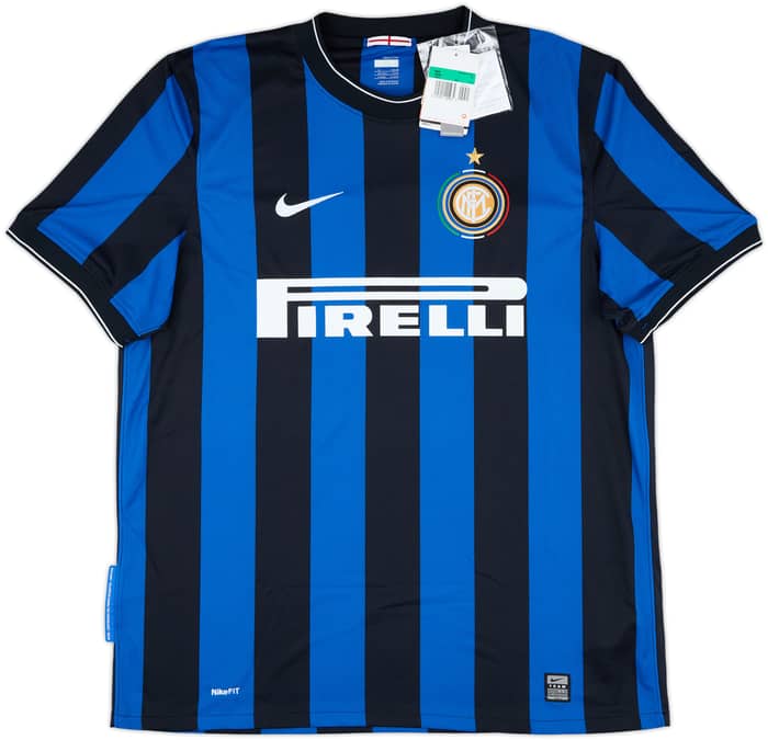 2009-10 Inter Milan Home Shirt Balotelli #45 (XL)