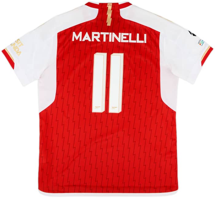2023-24 Arsenal Home Shirt Martinelli #11 - 9/10 - (XL)