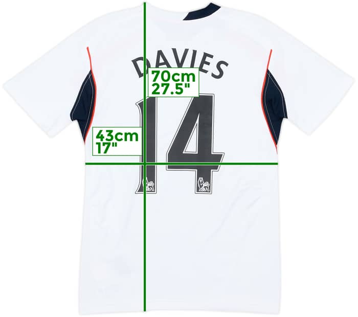 2007-08 Bolton Home Shirt Davies #14 - 7/10 - (S)