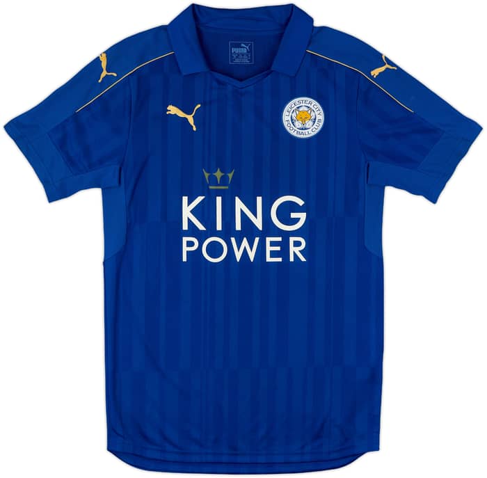 2016-17 Leicester Home Shirt Vardy #9 - 9/10 - (S)