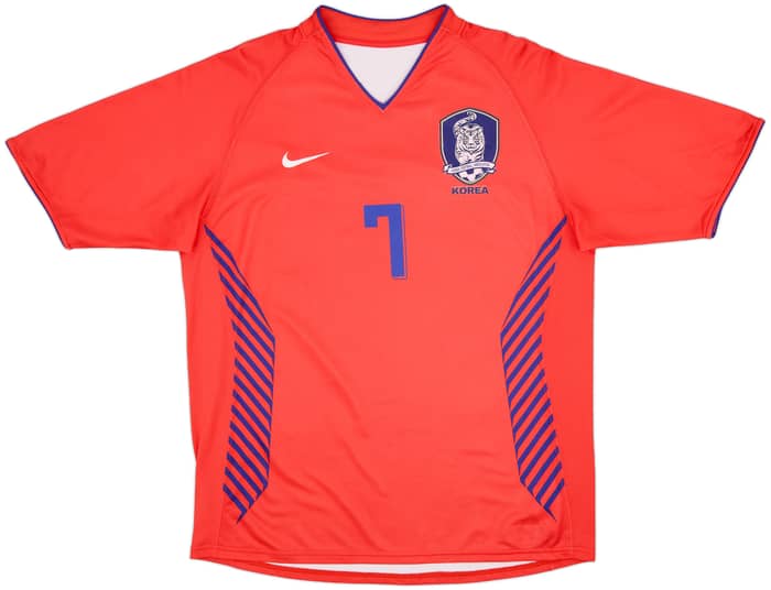 2006-08 South Korea Home Shirt Ji Sung #7 - 5/10 - (L)