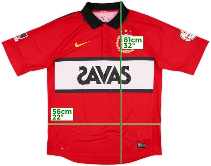 2012 Urawa Red Diamonds Home Shirt - 8/10 - (XXL)