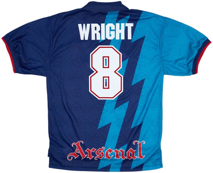 1995-96 Arsenal Away Shirt Wright #8 - 9/10 - (L)