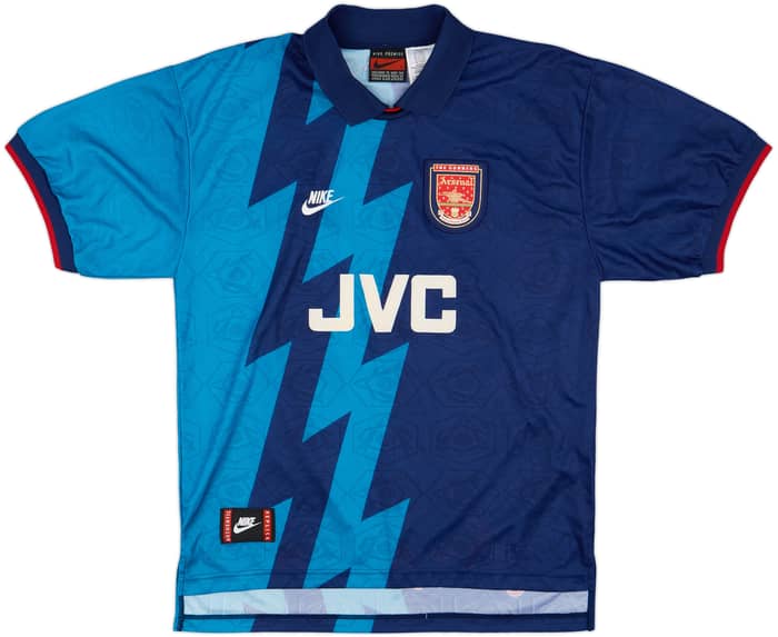 1995-96 Arsenal Away Shirt Wright #8 - 9/10 - (L)