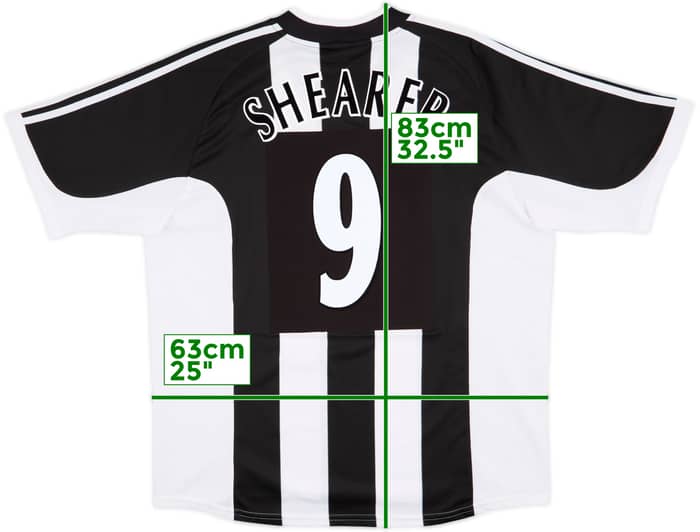 2001-03 Newcastle Home Shirt Shearer #9 - 10/10 - (XXL)