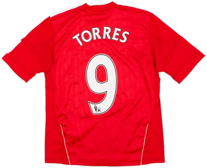 2010-12 Liverpool Home Shirt Torres #9 - 6/10 - (M.Boys)