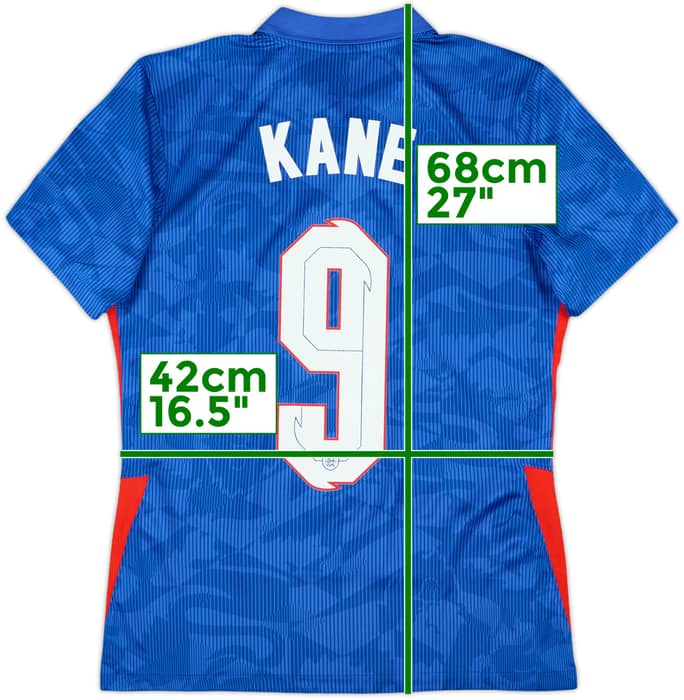 2020-21 England Away Shirt Kane #9 - 10/10 - (Women's M)