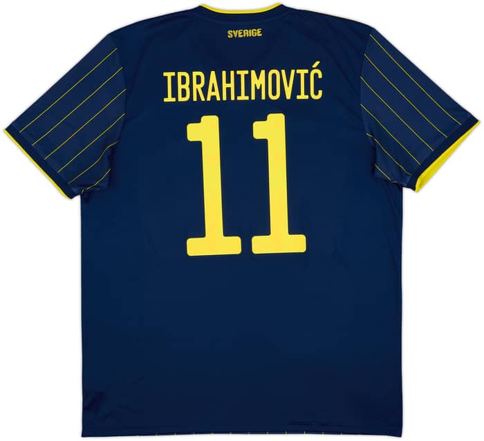 2020-22 Sweden Away Shirt Ibrahimovic #11 - 10/10 - (XL)