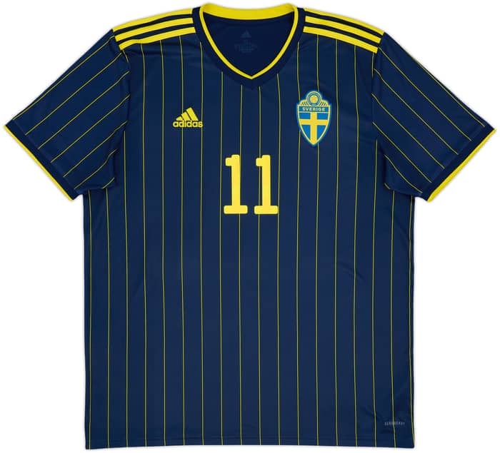 2020-22 Sweden Away Shirt Ibrahimovic #11 - 10/10 - (XL)