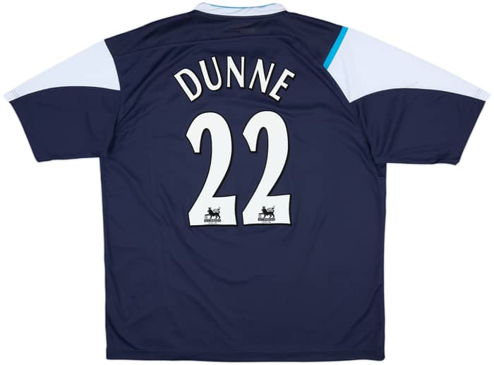 2005-06 Manchester City Away Shirt Dunne #22 - 7/10 - (XL)