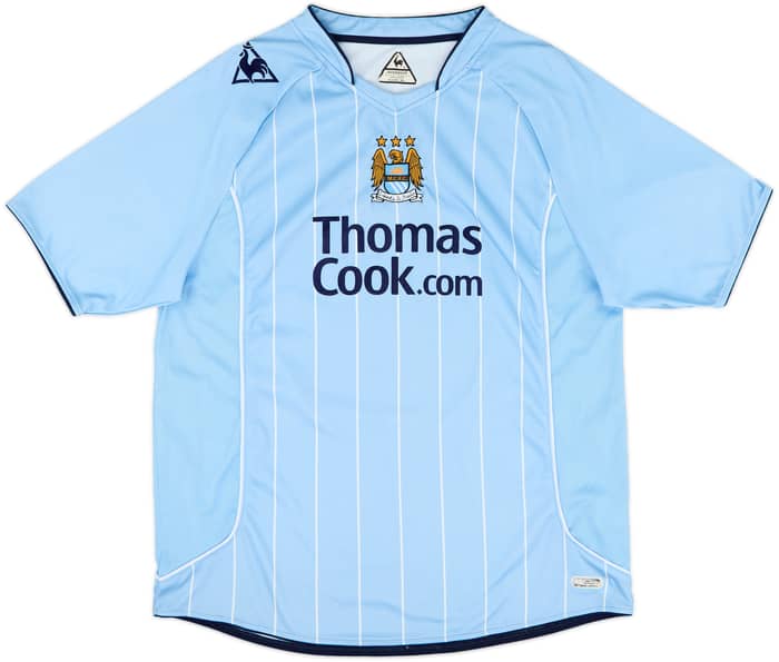 2007-08 Manchester City Home Shirt Elano #11 - 9/10 - (XL)