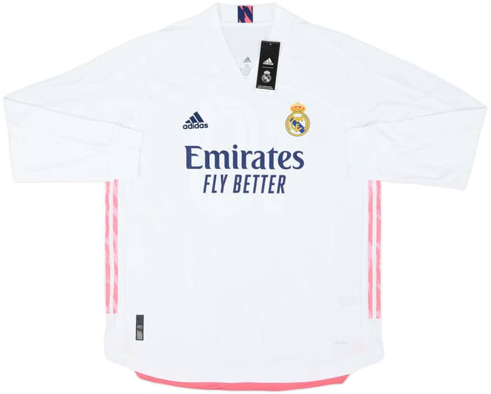2020-21 Real Madrid Authentic Home L/S Shirt Modric #10 (XL)