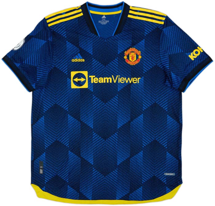 2021-22 Manchester United Authentic Third Shirt R.Varane #19 - 10/10 - (XXL)