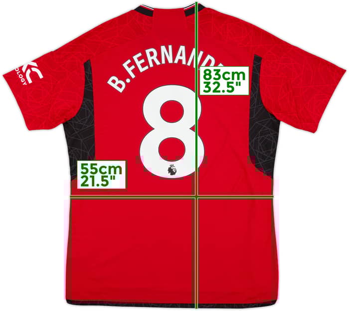 2023-24 Manchester United Authentic Home Shirt B.Fernandes #8 (XL)
