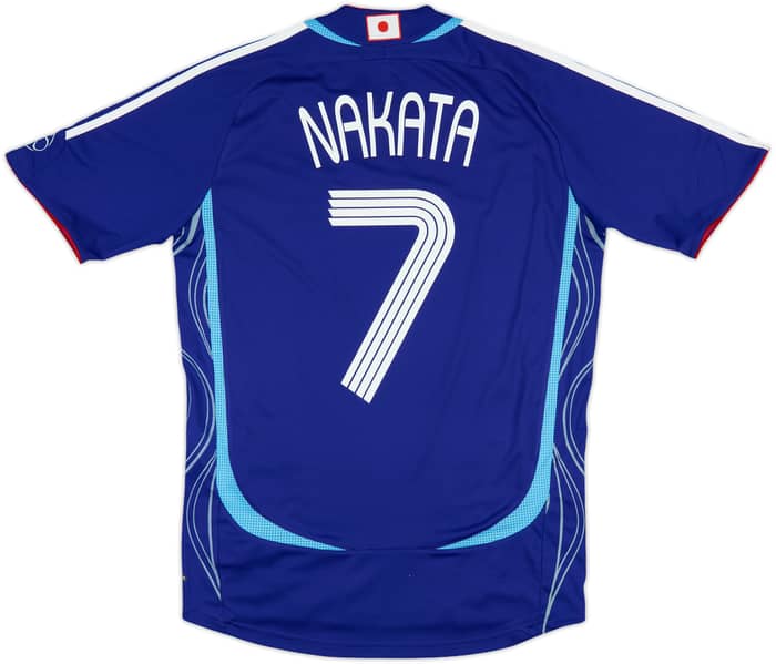 2006-08 Japan Home Shirt Nakata #7 - 8/10 - (S)