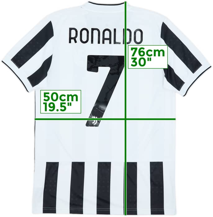 2021-22 Juventus Home Shirt Ronaldo #7 - 9/10 - (M)