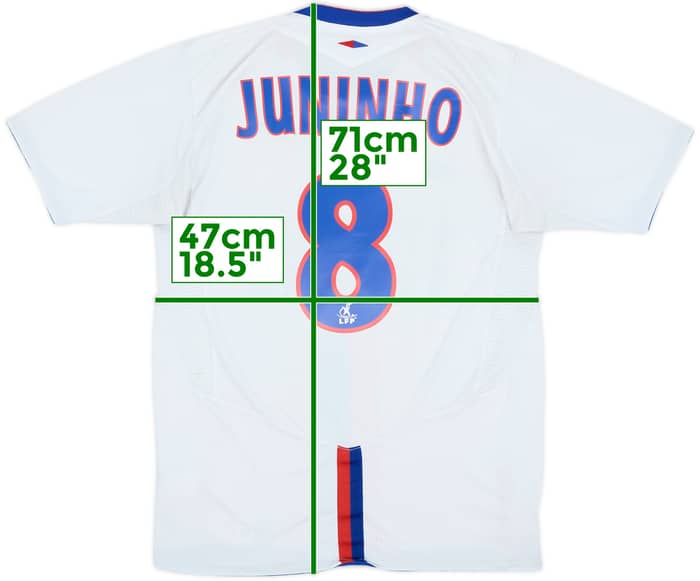 2004-05 Lyon Home Shirt Juninho #8 - 5/10 - (S)