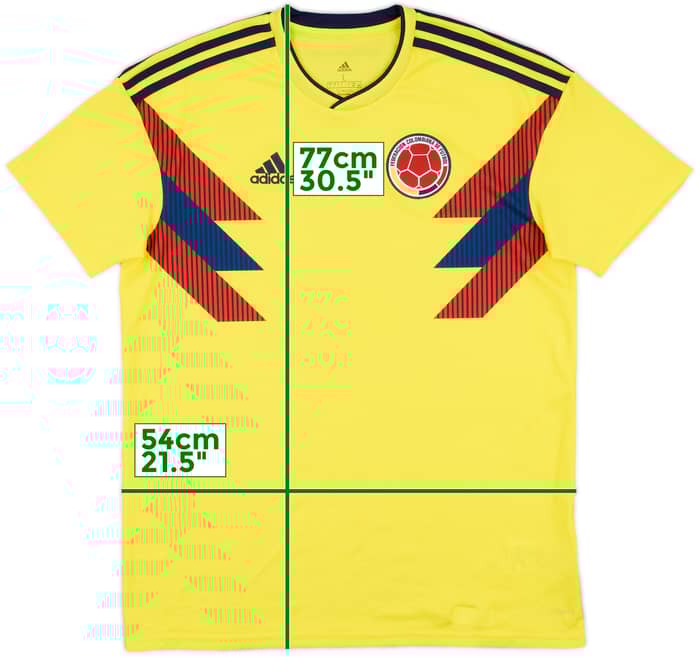 2018-19 Colombia Home Shirt - 7/10 - (L)