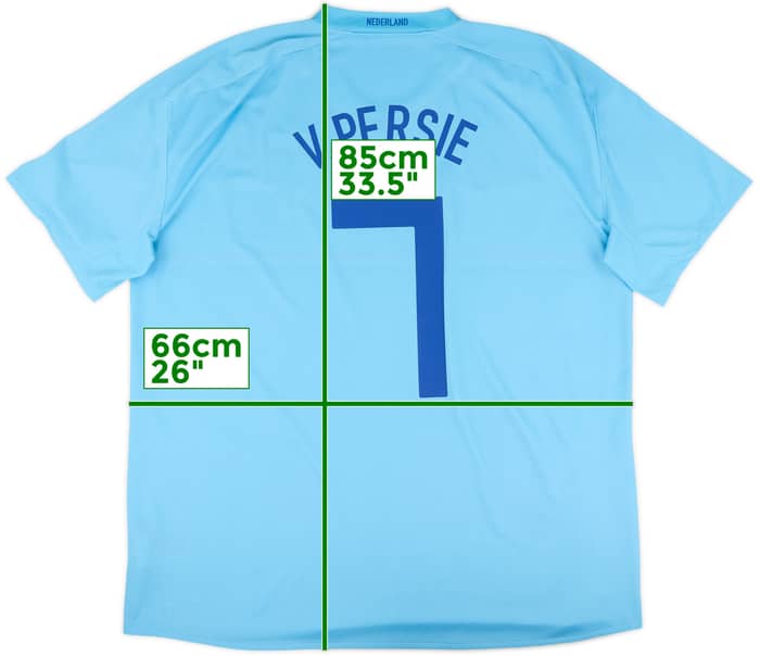 2008-10 Netherlands Away Shirt V.Persie #7 - 6/10 - (XXL)