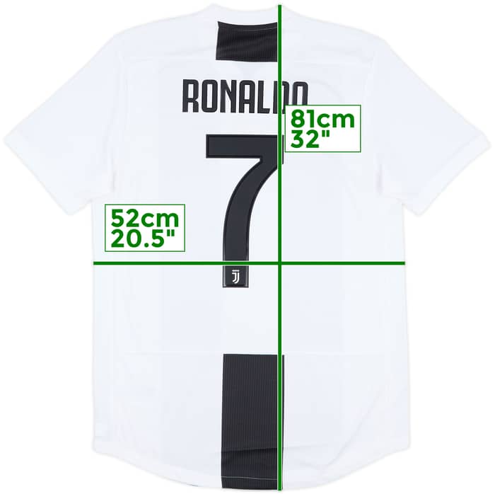 2018-19 Juventus Authentic Home Shirt Ronaldo #7 - 10/10 - (L)