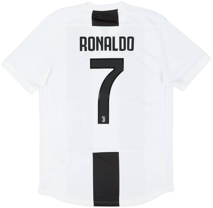 2018-19 Juventus Authentic Home Shirt Ronaldo #7 - 10/10 - (L)