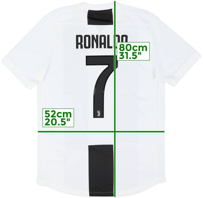 2018-19 Juventus Authentic Home Shirt Ronaldo #7 - 10/10 - (L)