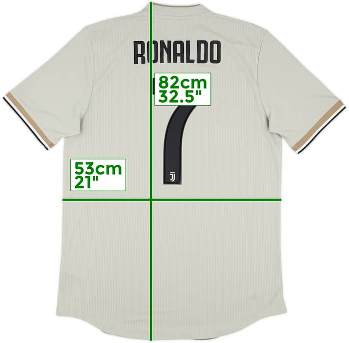 2018-19 Juventus Authentic Away Shirt Ronaldo #7 - 7/10 - (L)
