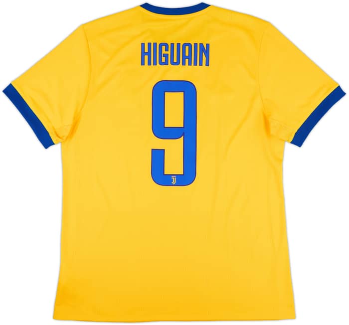 2017-18 Juventus Away Shirt Higuain #9 - 8/10 - (L)
