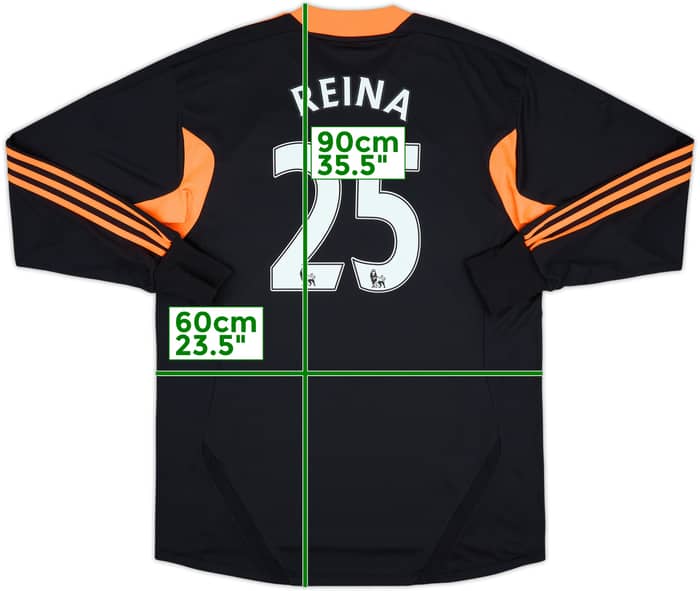2011-12 Liverpool GK Shirt Reina #25 - 8/10 - (XL)