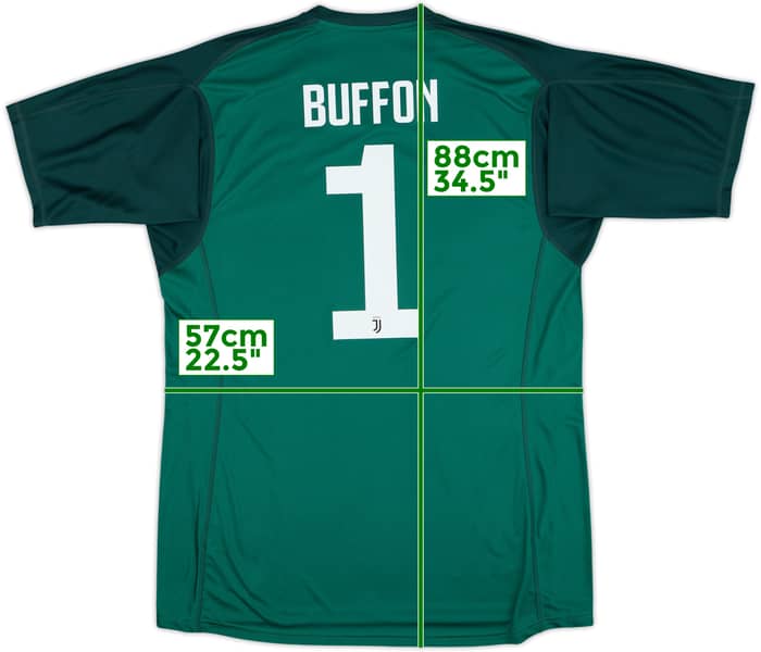 2018-19 Juventus GK S/S Shirt Buffon #1 - 8/10 - (XL)