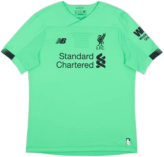 2019-20 Liverpool GK S/S Shirt A.Becker #1 - 9/10 - (L)