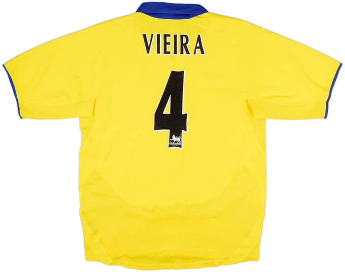 2003-05 Arsenal Away Shirt Vieira #4 - 8/10 - (M)