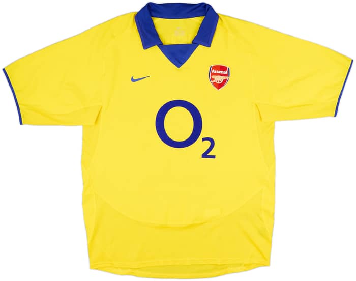2003-05 Arsenal Away Shirt Vieira #4 - 8/10 - (M)