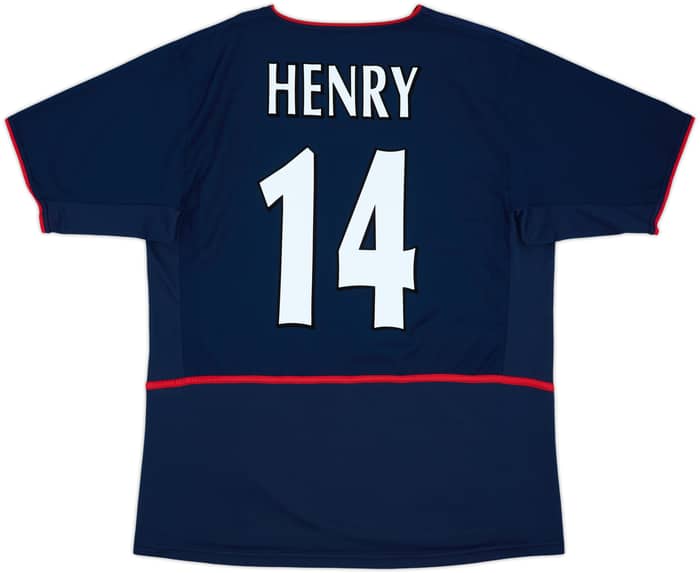 2002-04 Arsenal Away Shirt Henry #14 - 9/10 - (L)