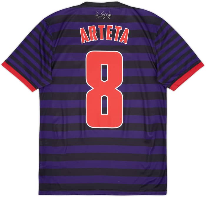 2012-13 Arsenal Away Shirt Arteta #8 - 8/10 - (S)
